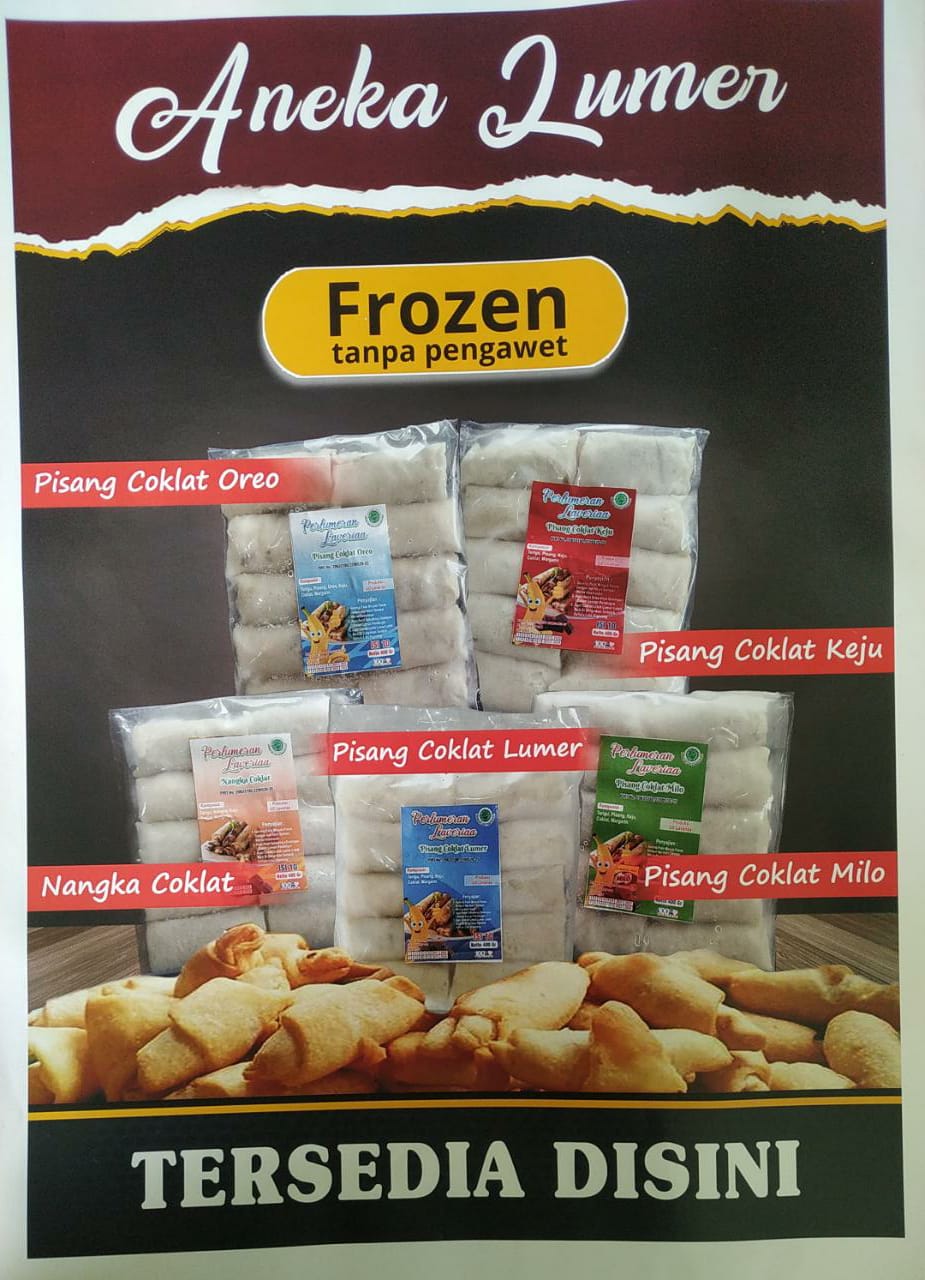 Pisang coklat lumer AIS Frozen Food Pati — cemilan beku favorit